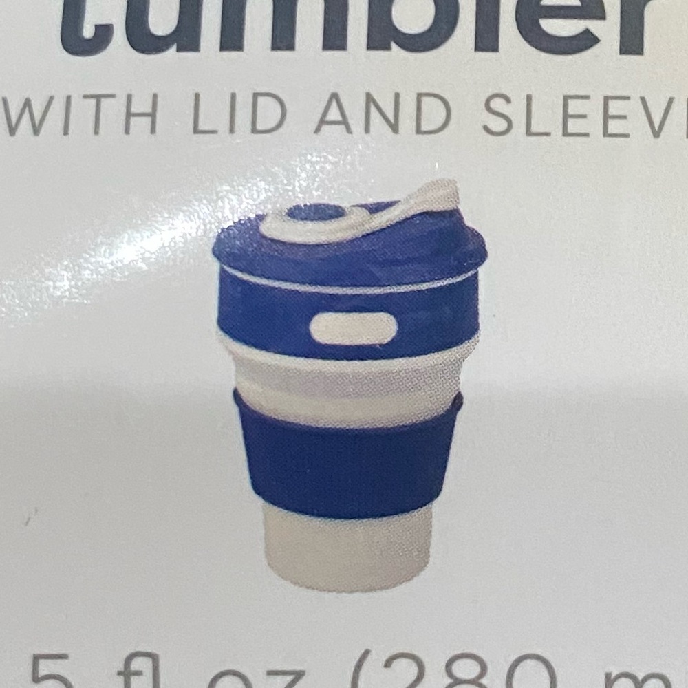 Collaspable Travel Tumblers 3, blue/pink - Picture 4 of 4